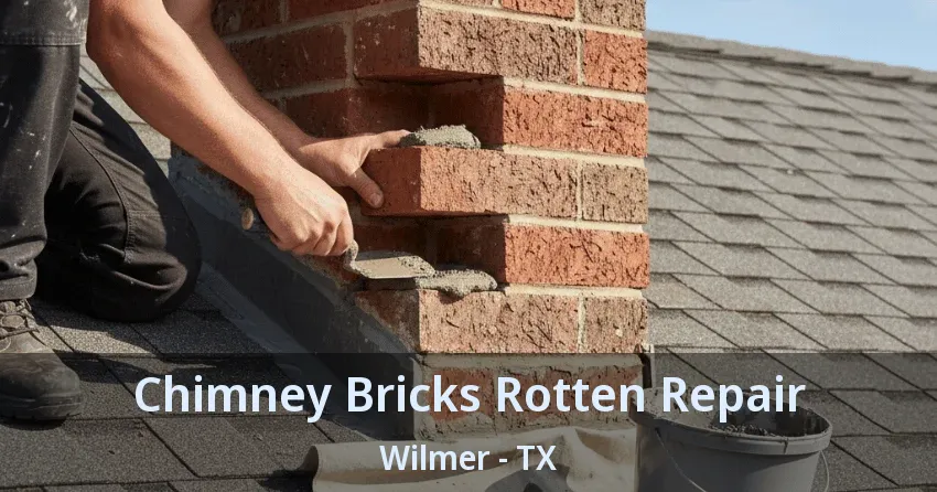 Chimney Bricks Rotten Repair Wilmer - TX