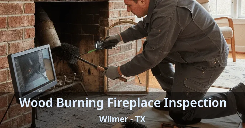 Wood Burning Fireplace Inspection Wilmer - TX